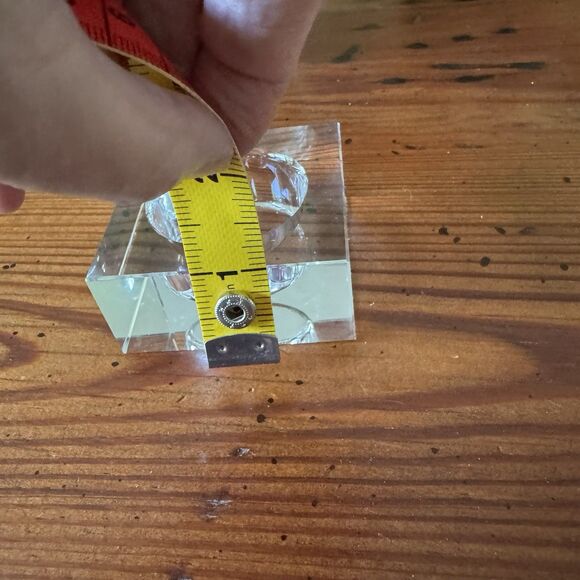 Oleg Cassini Crystal Votive Sedoma Candle Holder Signed Boxed Set Of 2 Units New - Picture 16 of 16